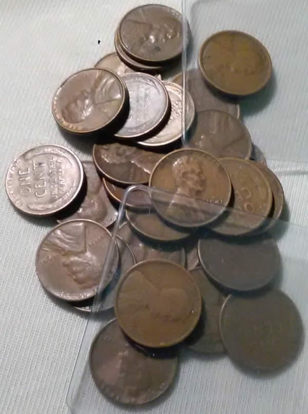 One-Counterstamped-1973-LMC,-Canadian-Cents,-And-29-LWC's-Found-Last-Week